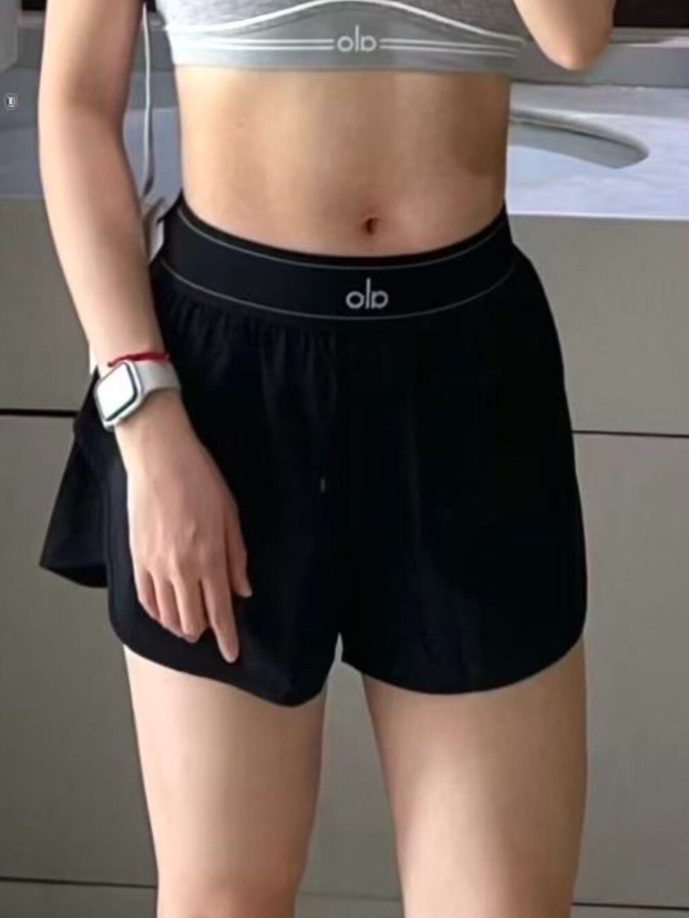ALO Yoga Match Point Shorts Black😘💕 Brand new with tags - Picture 8 of 9
